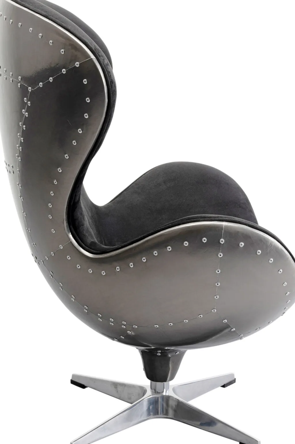 lounge_black_graphit_kntyv_nojatuoli_2.webp Nojatuolit>KARE Design Lounge Black Graphit Kääntyvä Nojatuoli