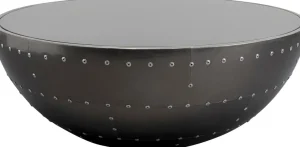Sohvapöydät>KARE Design Lounge Black Graphit Sohvapöytä Musta Ø83cm