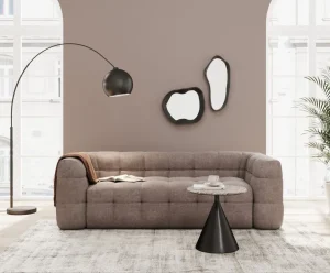 Lattiavalaisimet | Olohuone>KARE Design Lounge Small Deal Eco Lattiavalaisin Matta Musta 175cm