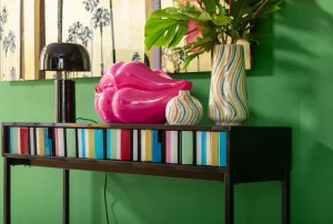 Pöytävalaisimet>KARE Design Loungy Pöytävalaisin Musta 38cm