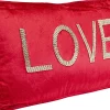 Sisustustyynyt | Olohuone>KARE Design Love Helmikirjailtu Tyyny Punainen 35x60 Cm