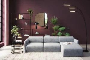 Olohuone | Kulmasohvat>KARE Design Lucca Kulmasohva - Harmaa, Oikea 255cm