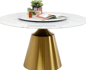 Pöydät>KARE Design Lucia Pyöreä Ruokapöytä - Marmori Pöytälevy Ø135cm