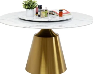 Pöydät>KARE Design Lucia Pyöreä Ruokapöytä - Marmori Pöytälevy Ø135cm