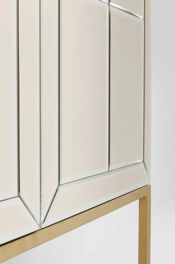 Baarit>KARE Design Luxury Pearl Baarikaappi 89x181cm, Peililasia