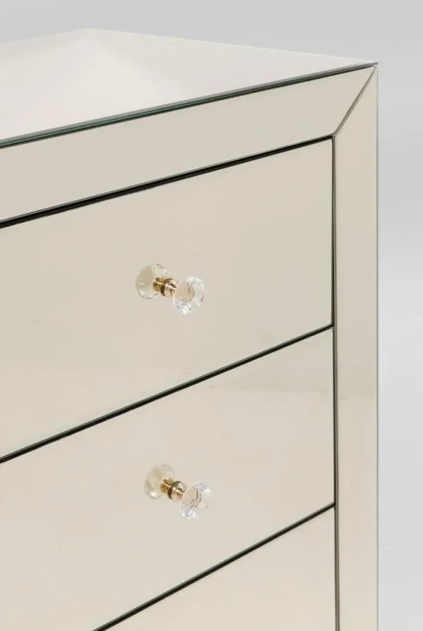 Senkit | Olohuone>KARE Design Luxury Pearl Lipasto, 3 Laatikkoa, Peililasia