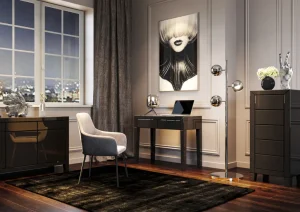 Senkit | Lipastot>KARE Design Luxury Push Korkea Lipasto 5 Laatikkoa, Harmaa