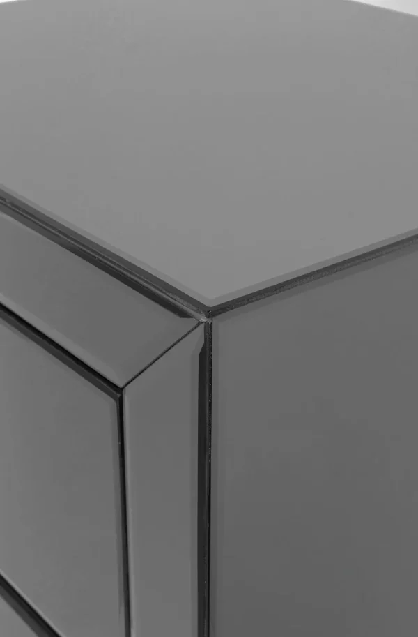 Senkit | Lipastot>KARE Design Luxury Push Korkea Lipasto 5 Laatikkoa, Harmaa