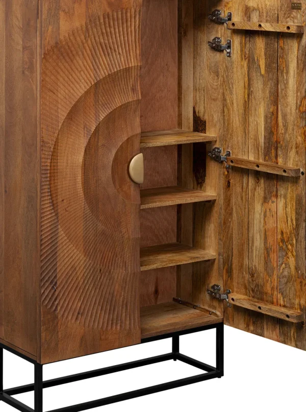 Senkit | Lipastot>KARE Design Madeira Kaappi - Vaalea, Massiivipuuta 76x140cm