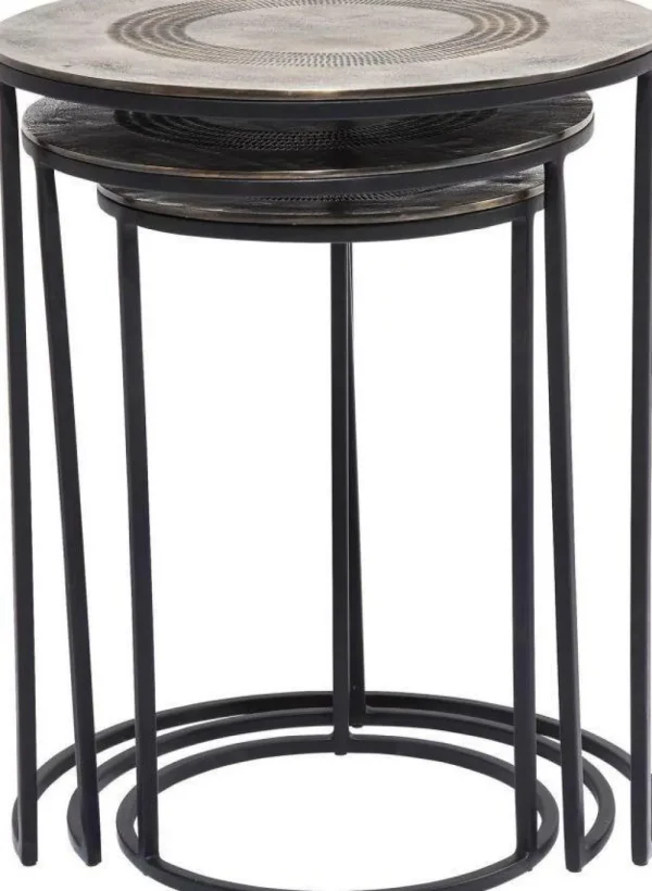 Sohvapöydät>KARE Design Marrakesh Sivupöytä Ø48cm (3/Setti)