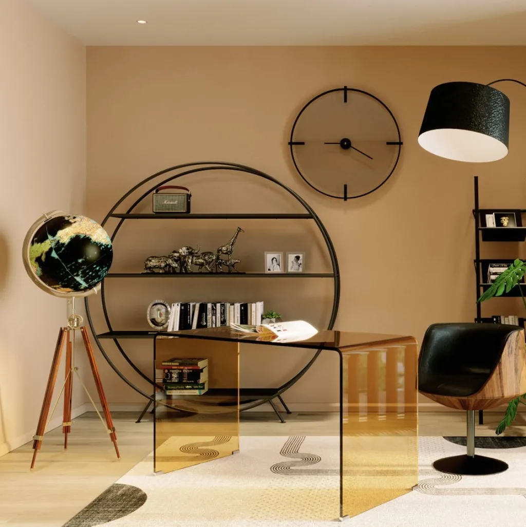 mason_round_hylly_0.webp Olohuone | Hyllyt>KARE Design Mason Round Hylly