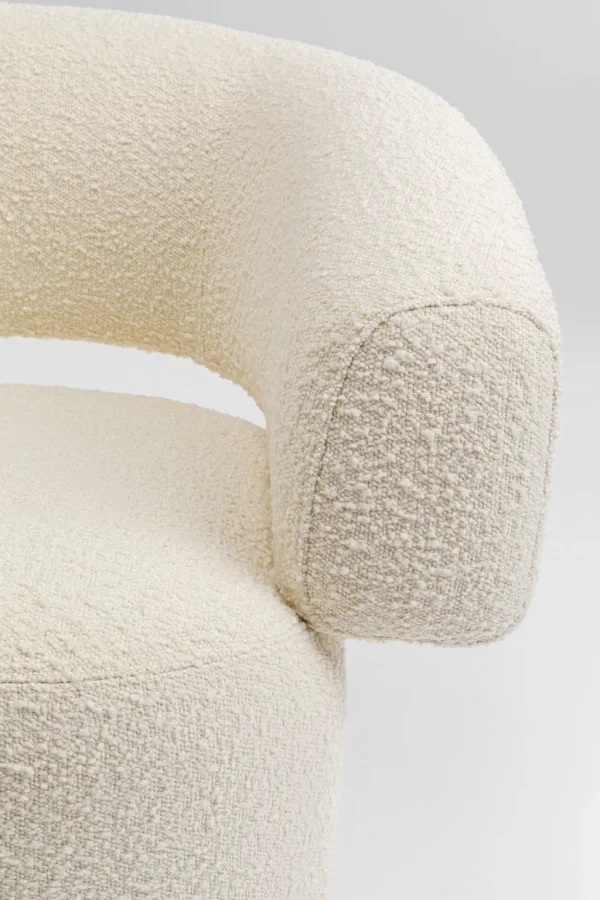 Nojatuolit>KARE Design Maye Pyörivä Nojatuoli, Kermanvärinen