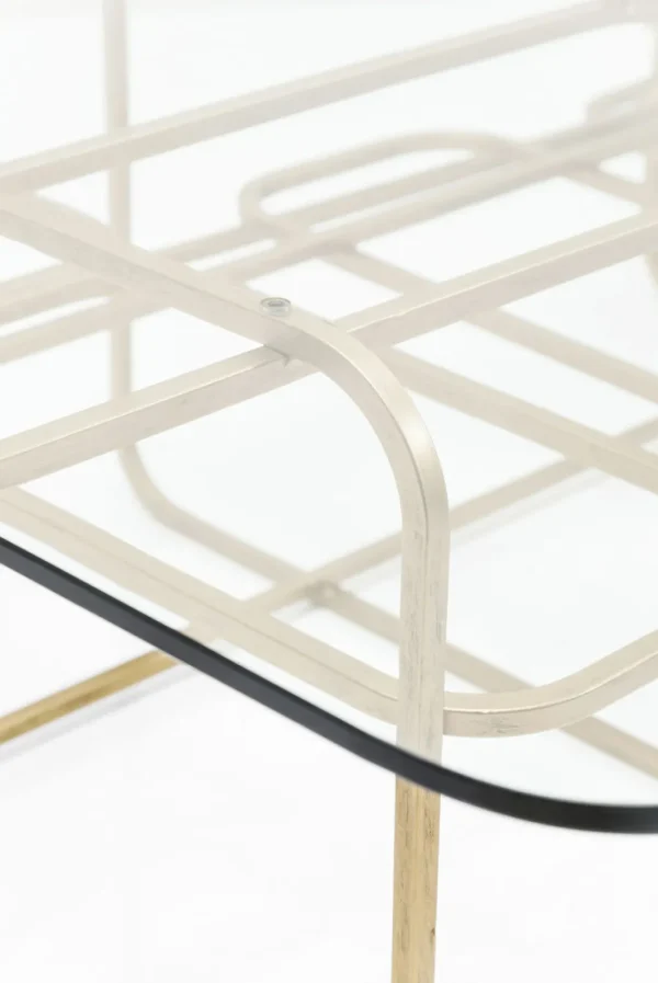 Sohvapöydät>KARE Design Meander Sohvapöytä, Kulta 140x80cm