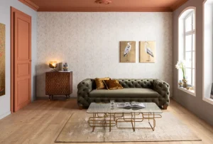 Sohvapöydät>KARE Design Meander Sohvapöytä, Kulta 140x80cm
