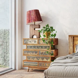 Senkit | Olohuone>KARE Design Menorca Butterfly Lipasto Massiivi Mangopuu 65x65cm