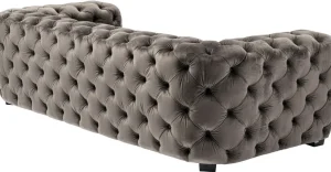 Sohvat>KARE Design Metropol Sohva 3-istuttava, Harmaa 238cm