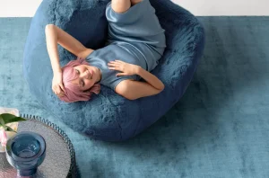 Olohuone | Nojatuolit>KARE Design Mika Blue Nojatuoli Sininen