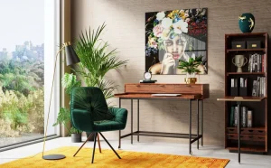 Tuolit>KARE Design Mila Tuoli Käsinojilla Vihreä