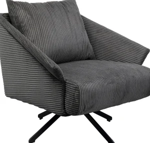 Nojatuolit>KARE Design Milo Kääntyvä Nojatuoli Harmaa