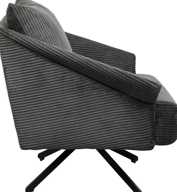 Nojatuolit>KARE Design Milo Kääntyvä Nojatuoli Harmaa