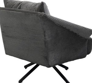 Nojatuolit>KARE Design Milo Kääntyvä Nojatuoli Harmaa