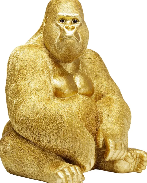 Jalalliset Koriste-Esineet>KARE Design Monkey Gorilla XL Koriste-esine, Figuuri, Kulta 76cm