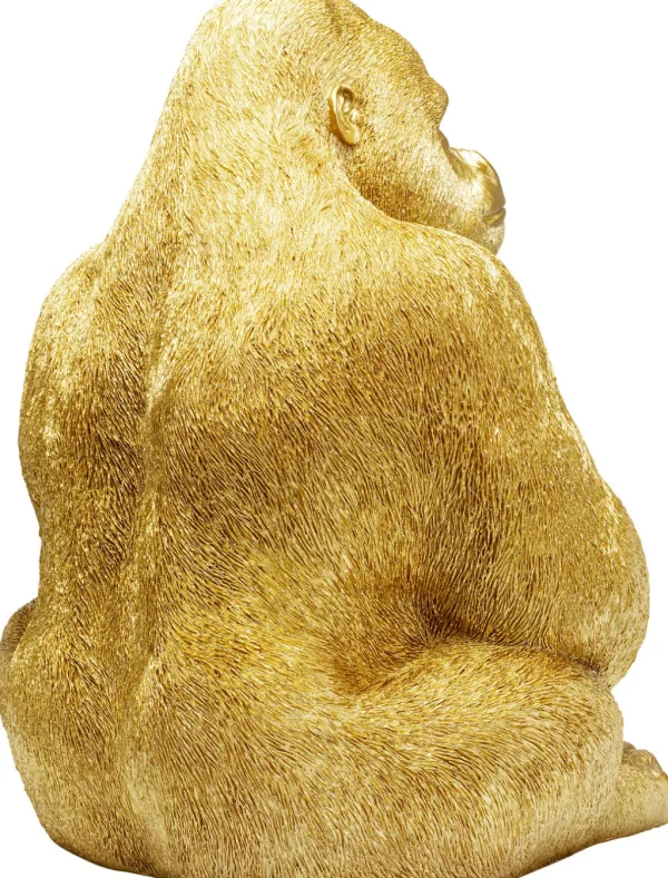 Jalalliset Koriste-Esineet>KARE Design Monkey Gorilla XL Koriste-esine, Figuuri, Kulta 76cm