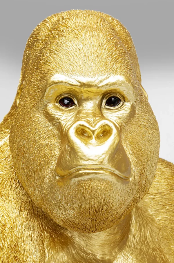 Jalalliset Koriste-Esineet>KARE Design Monkey Gorilla XL Koriste-esine, Figuuri, Kulta 76cm