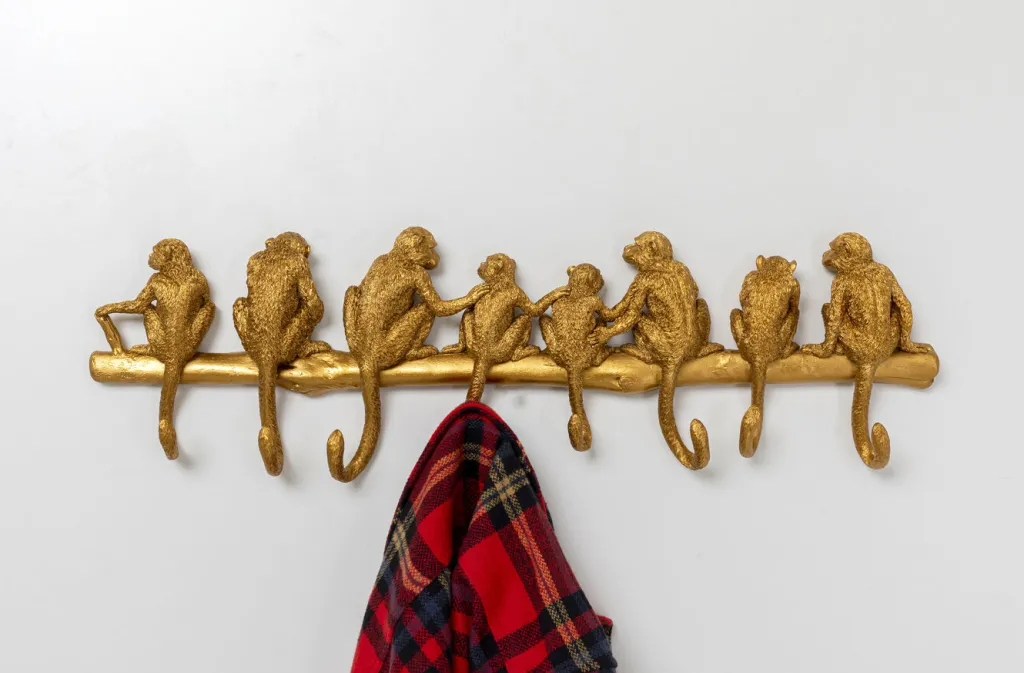 monkey_hook_seinnaulakko_cm_2.webp Seinänaulakot>KARE Design Monkey Hook Seinänaulakko 70cm