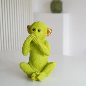 Säästölippaat>KARE Design Monkey Iwazaru Apina Säästölipas, Lime