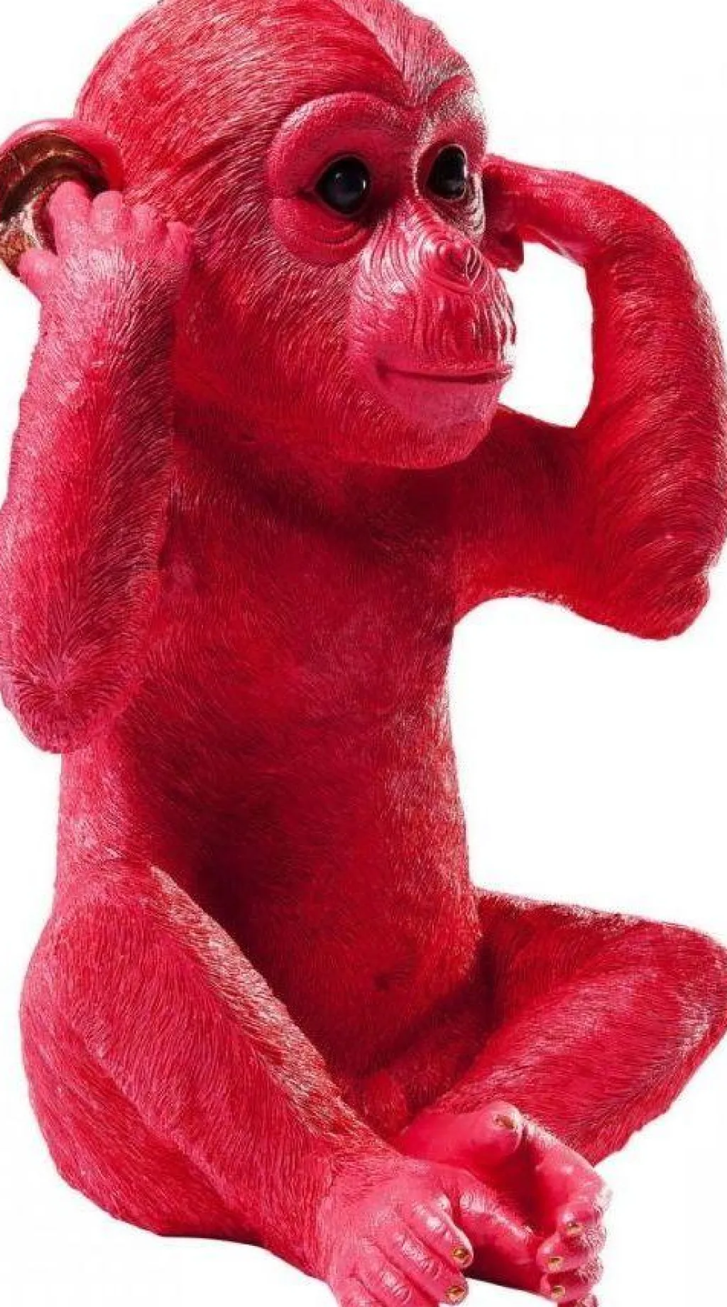 monkey_kikazaru_apina_sstlipas_punainen_1.webp Säästölippaat>KARE Design Monkey Kikazaru Apina Säästölipas, Punainen