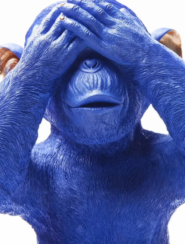 Säästölippaat>KARE Design Monkey Mizaru Apina Säästölipas, Sininen