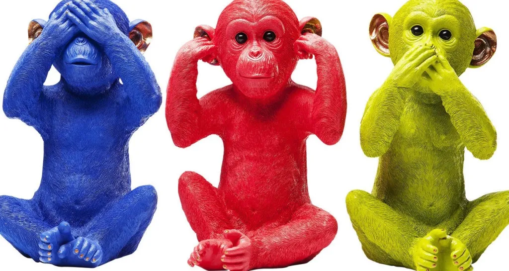 monkey_mizaru_apina_sstlipas_sininen_4.webp Säästölippaat>KARE Design Monkey Mizaru Apina Säästölipas, Sininen
