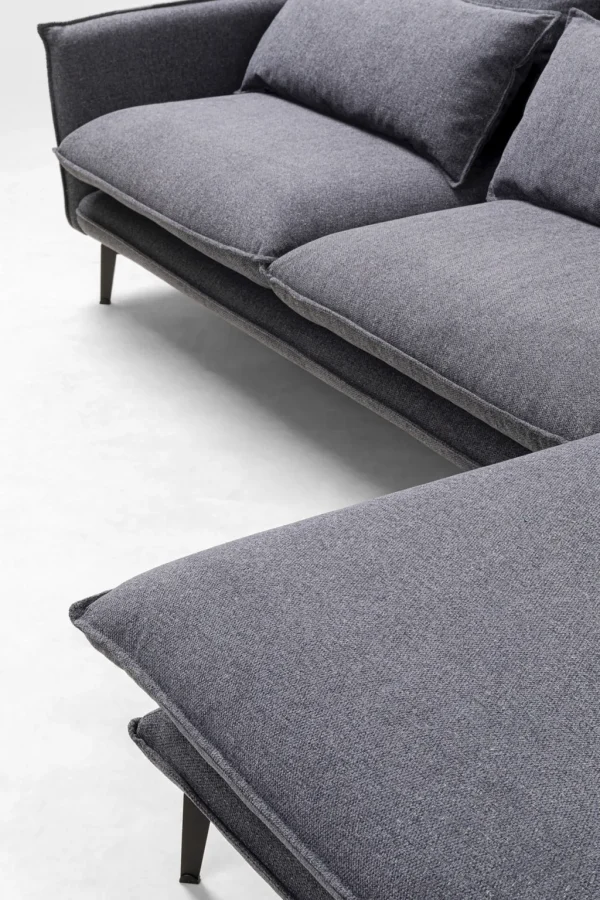 Olohuone | Kulmasohvat>KARE Design Monza Kulmasohva, Harmaa, Oikea 296cm
