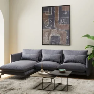 Olohuone | Kulmasohvat>KARE Design Monza Kulmasohva, Harmaa, Vasen 296cm