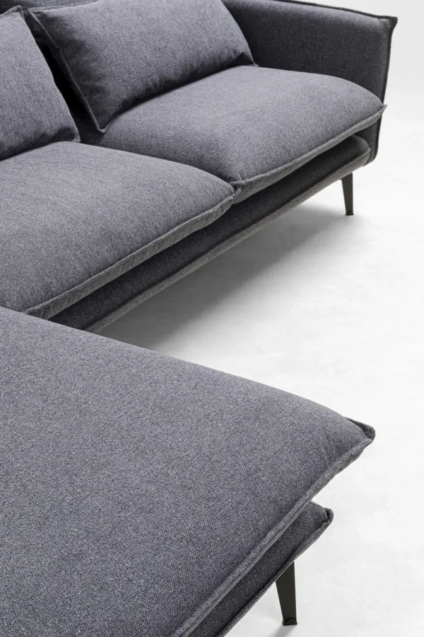 Olohuone | Kulmasohvat>KARE Design Monza Kulmasohva, Harmaa, Vasen 296cm