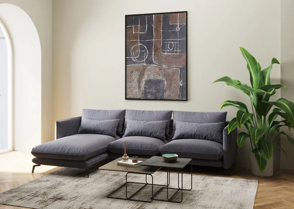 monza_kulmasohva_harmaa_vasen_cm_8.webp Olohuone | Kulmasohvat>KARE Design Monza Kulmasohva, Harmaa, Vasen 296cm