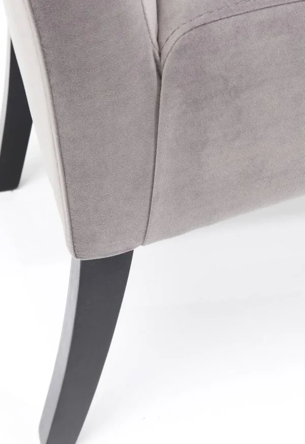 Penkit>KARE Design Motley Velvet Penkki, Hopeanharmaa