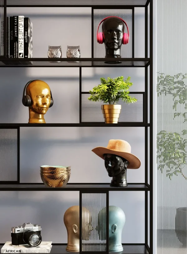 Koriste-Esineet>KARE Design Mount Kuuloketeline, Musta