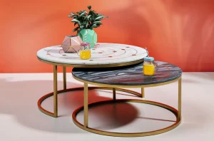 Sohvapöydät | Olohuone>KARE Design Mystic Round Sivupöytä (2/Set)