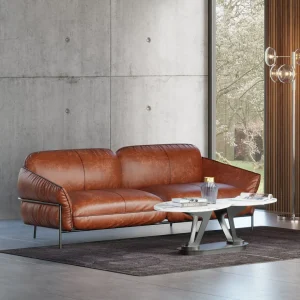 Sohvat | Olohuone>KARE Design Napa Nahkasohva, Ruskea 226cm
