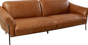 Sohvat | Olohuone>KARE Design Napa Nahkasohva, Ruskea 226cm