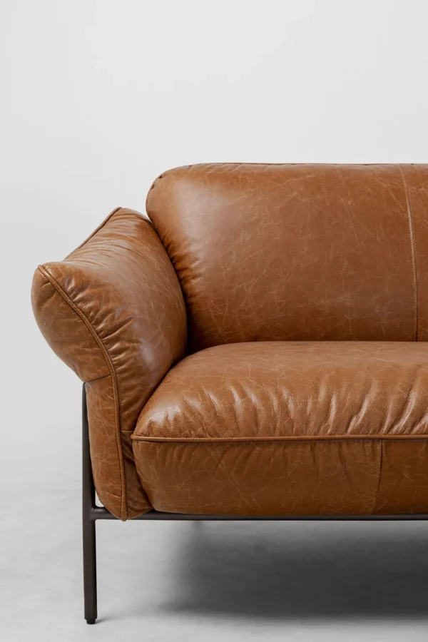 Sohvat | Olohuone>KARE Design Napa Nahkasohva, Ruskea 226cm