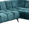 Kulmasohvat>KARE Design Nia Glam Kulmasohva Tummanvihreä, Oikea 250cm
