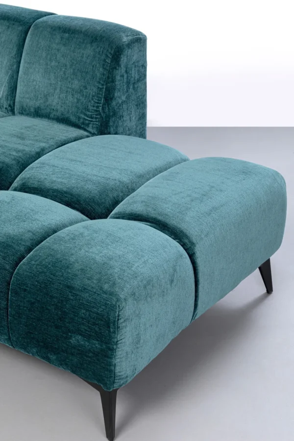 Kulmasohvat>KARE Design Nia Glam Kulmasohva Tummanvihreä, Oikea 250cm