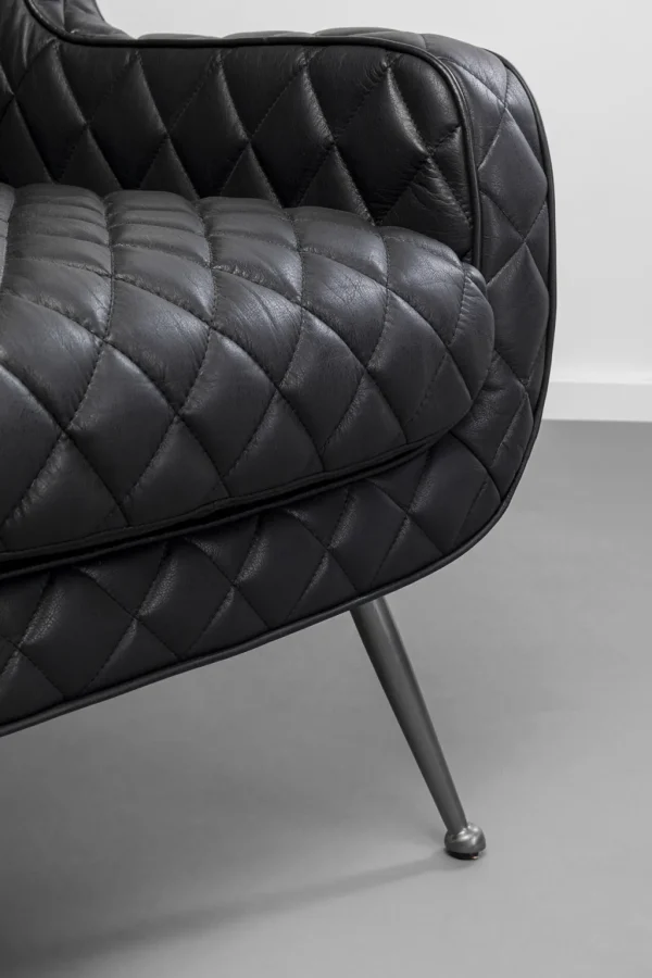 Olohuone | Nojatuolit>KARE Design Nonna Nojatuoli Nahkaa Musta