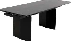 Pöydät>KARE Design Novel Jatkettava Ruokapöytä - Keraaminen Pöytälevy, Musta 180(40+40)x90cm