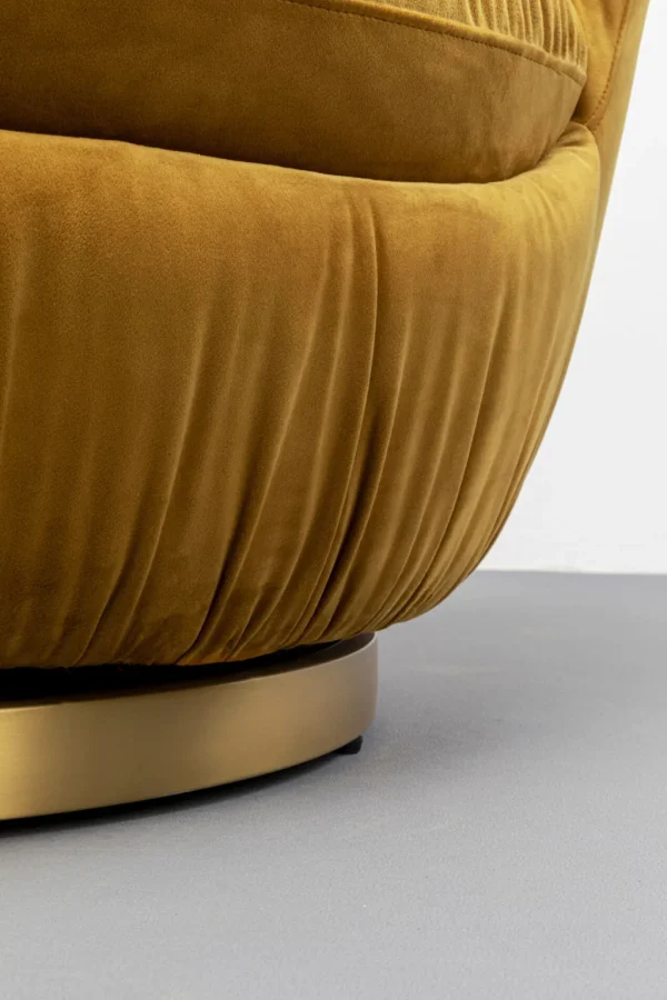Nojatuolit>KARE Design Nube Kääntyvä Nojatuoli Keltainen