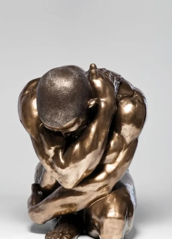 Koriste-Esineet>KARE Design Nude Man Hug Koriste-esine, Patsas, Pronssi 54cm