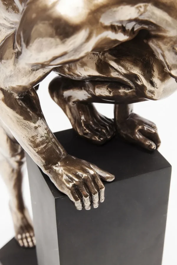 Koriste-Esineet>KARE Design Nude Man Stand Koriste-esine, Figuuri, Pronssi 35cm